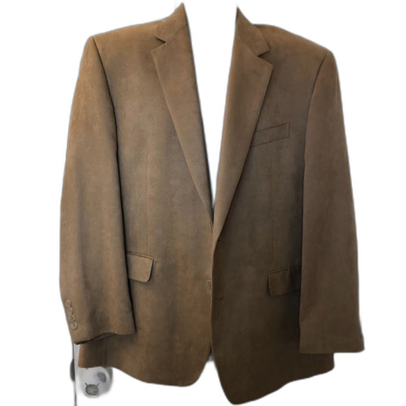Lauren Ralph Lauren Men's Tan 44R Suit Jacket Blazer Sport Coat Single Breast - Picture 1 of 9